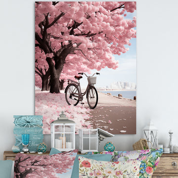 Bicycle Cycle Of Life I - Bicycle Canvas Wall Art